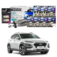 Hyundai KONA OS 2018-2020 LED Upgrade For H7 Low Beam, Reverse & Interior Light Package