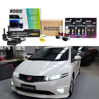 KONIK LED Low Beam Fog Light Reverse Parker REGO Light Conversion Kit for Honda Civic Type R FN2 