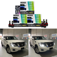 Nissan Patrol Y62 S3 S4 LED H11 H9 H11 T10 Headlight Fog Light Parker Upgrade Kit