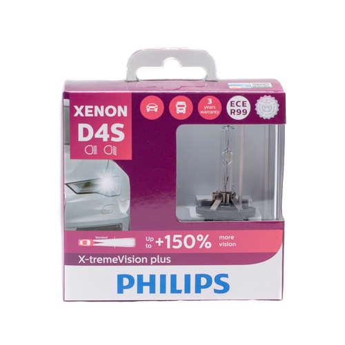 Philips D4S X-treme Vision GEN2 +150% Xenon HID Bulbs
