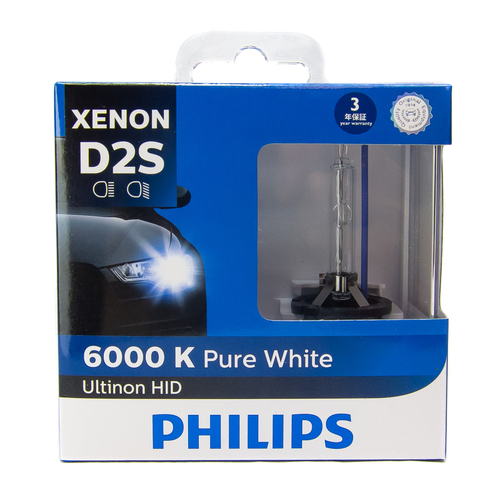 Philips D2S Ultinon 6000K Xenon HID Bulbs