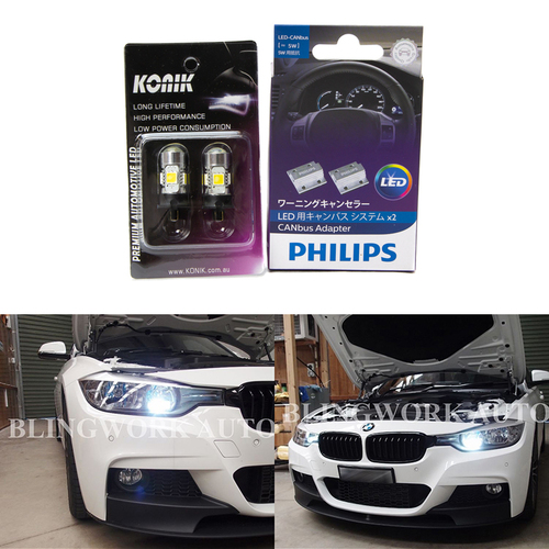 Canbus Error Free PW24W LED Projector Daytime Running Light For F30 3 Series