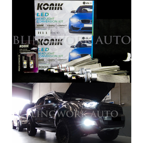 High Beams - H11 - Full LED Headlights Kit - Free Shipping